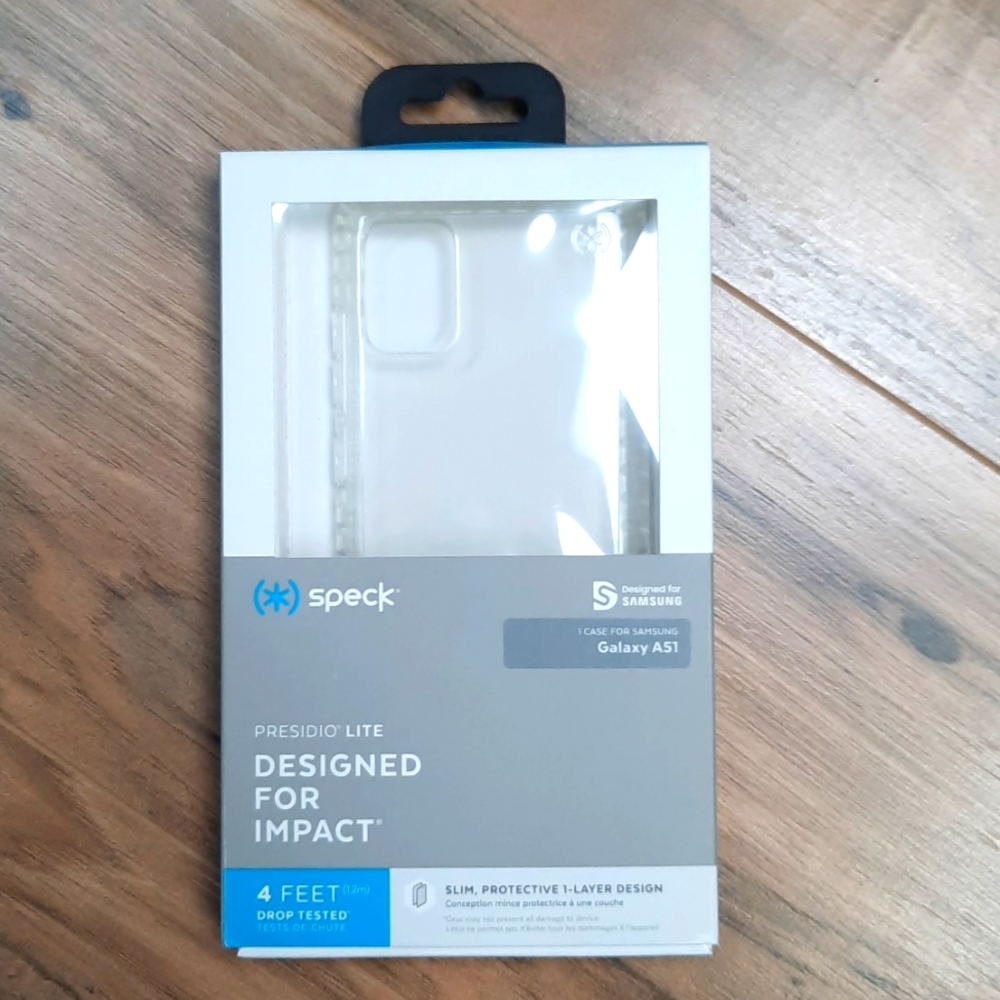 Speck Presidio Lite Designed for Impact Clear Case Galaxy A51
